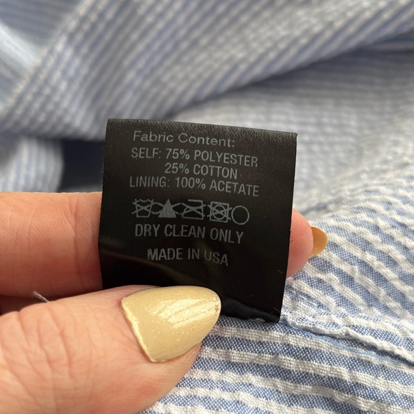 Denimist Deconstructed Seersucker Blazer - Picture 9 of 9